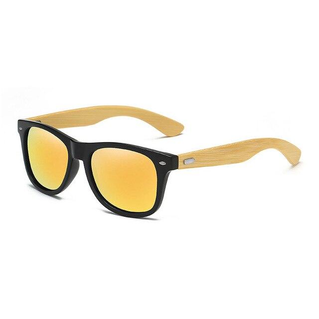 Bamboo Travel Women Sunglasses Men Goggles Sun Glasses Vintage Wooden Leg Eyeglasses Fashion Brand Design Sunglasses Male Female