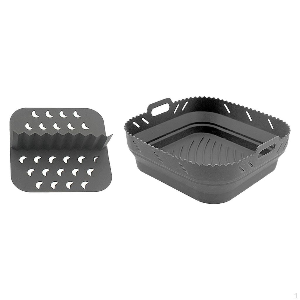 Вставка для корзины для аэрофритюрницы для любителей кулинарии, маслостойкие аксессуары, прочный квадрат