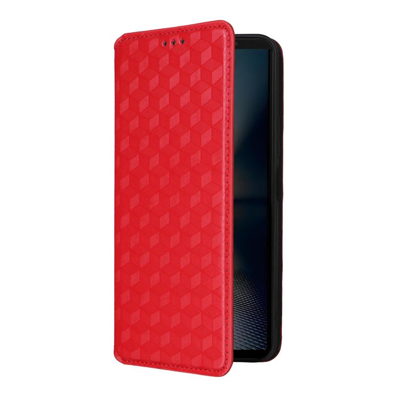 For ZTE Nubia Neo 5 5G stereoscopic lines flip wallet skin PU case purse For ZTE Nubia Neo 5 5G 3D Magnetic Phone Cover