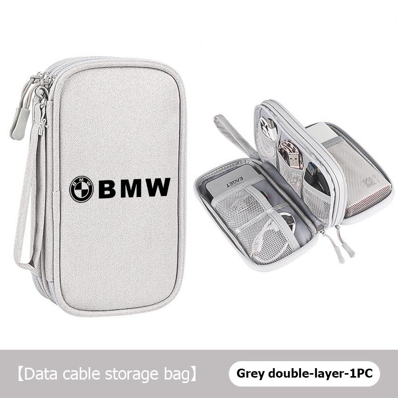 HVHE9 Car Travel Phone Data Line Storage Multifunction Oxford Bag For BMW M Sport M2 M3 M4 M5 M6 E46 E90 E60 F10 F20 E87 X3 X6