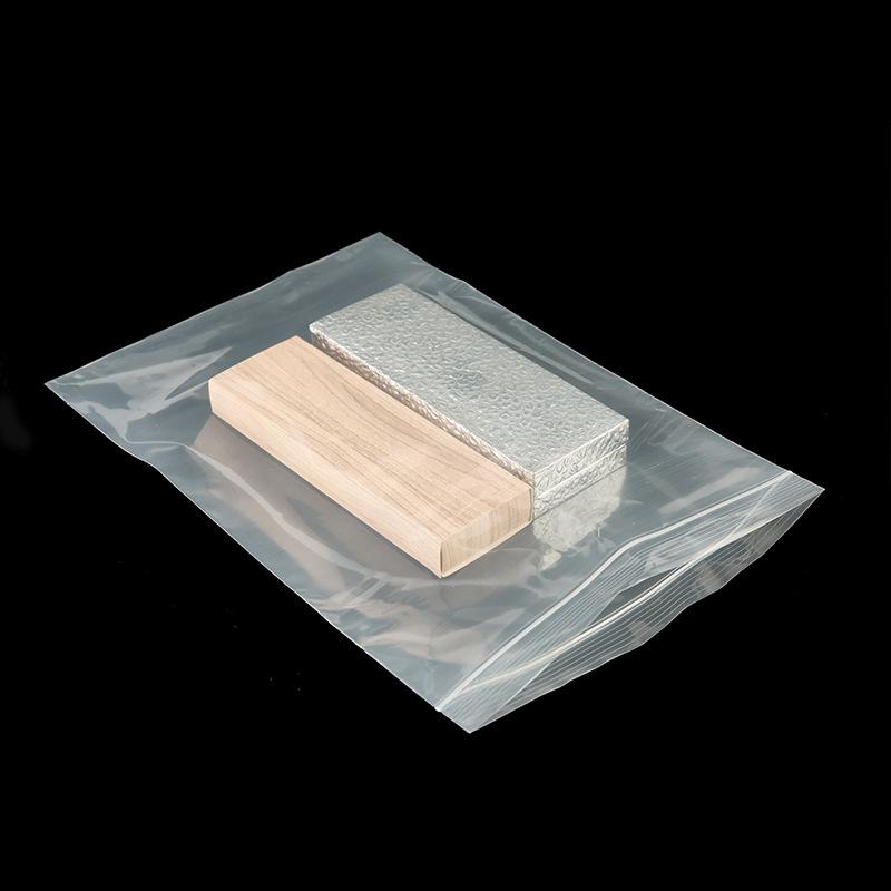 Fashion Luxury 100pcs Resealable Zip Bags Self Seal Clear Plastic Bag Food Storage Package Self Reclosable Vacuum Fresh Bag