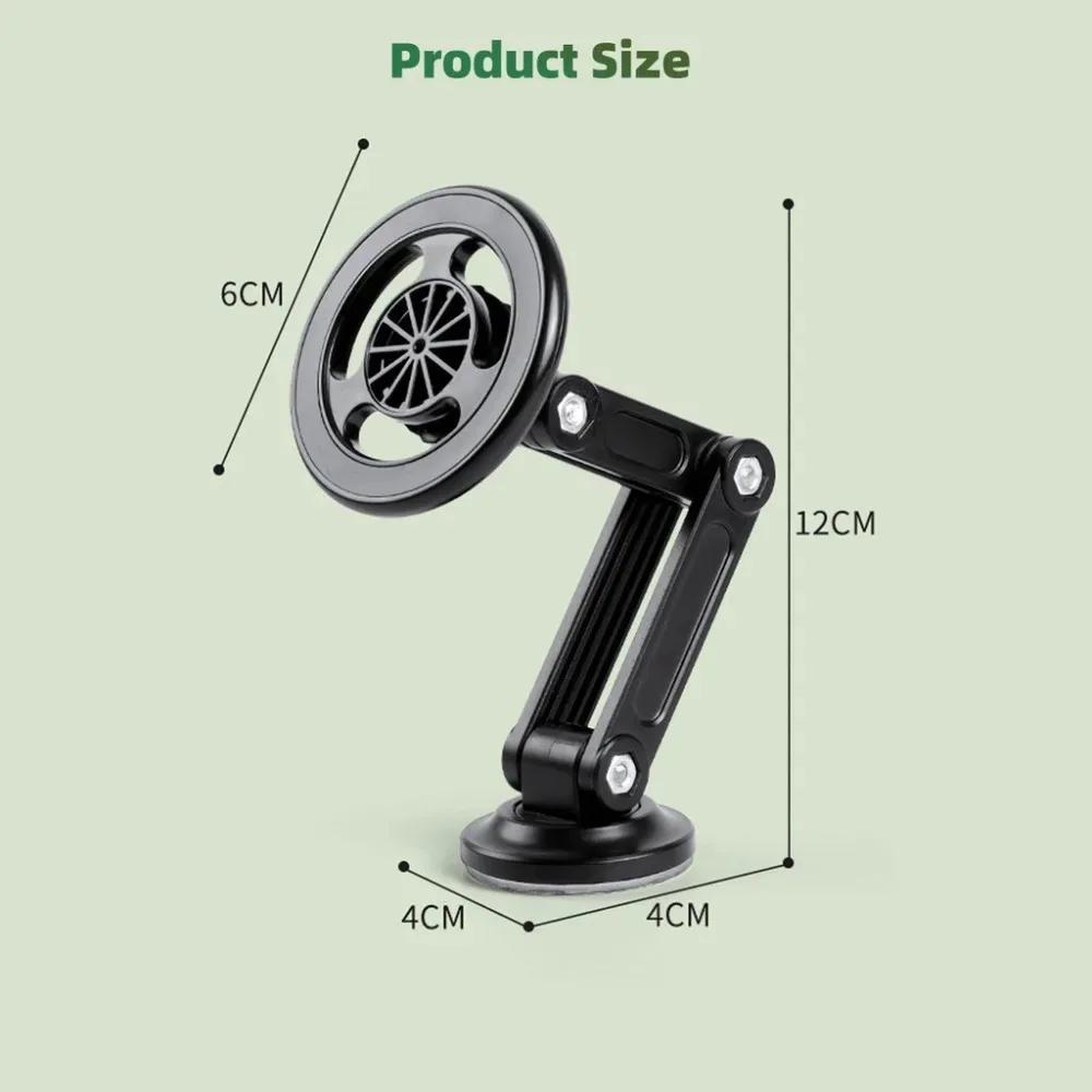 360° Rotate Strong Magnetic Car Phone Holder For Magsafe Foldable Phone Stand Air Vent Magnet Mount Mobile stand For iphone 1415