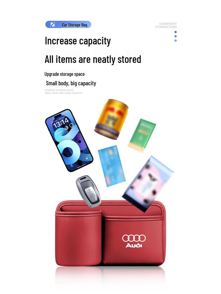 Многофункциональный автомобильный органайзер: Телефон, Ключи, Подстаканник и Портсигар