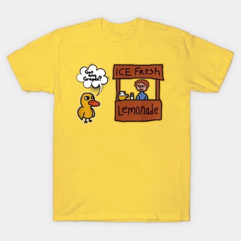 Ice Fresh Lemonade - Got Any Grapes T-Shirt Men Women Funny Personality Streetwear Cotton Breathable Short Sleeve Casual Tops