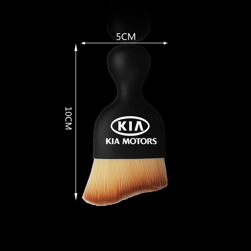 Car Air Vent Cleaning Soft Brush Interior Cleaning Tool Brush For Kia Sportage Cerato Optima K2 K3 K4 K5 Rio Picanto Soul Car BU9