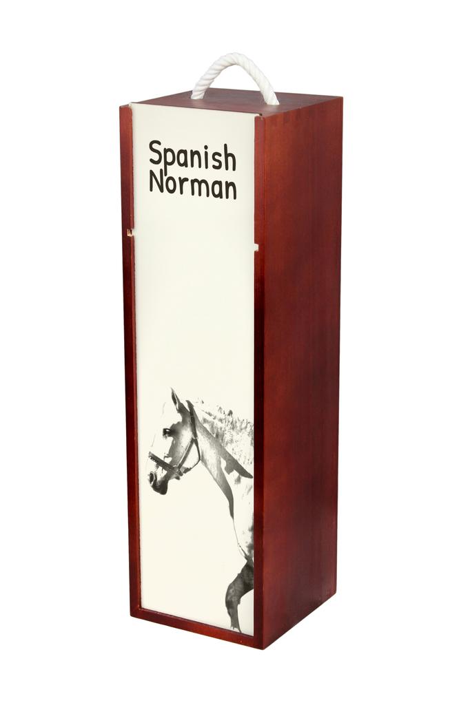 Spanish Norman – Wine box with a horse, alcohol box with graphics | Art-Dog