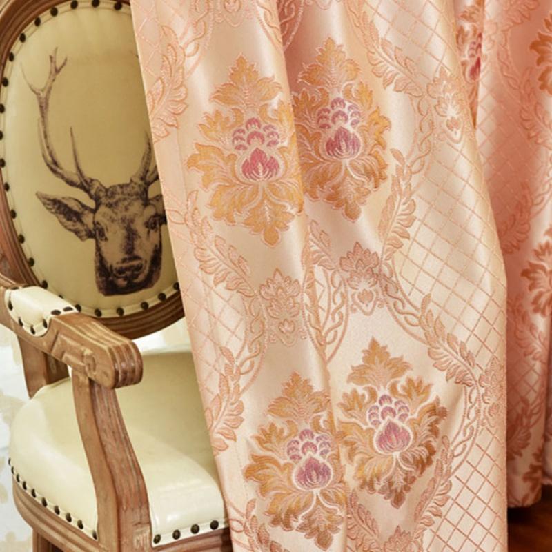 Роскошные Современные Жаккардовые Светонепроницаемые Шторы - Высокоточное Тканое Полотно с Термоизоляцией, Портьеры для Окон, Домашний Декор