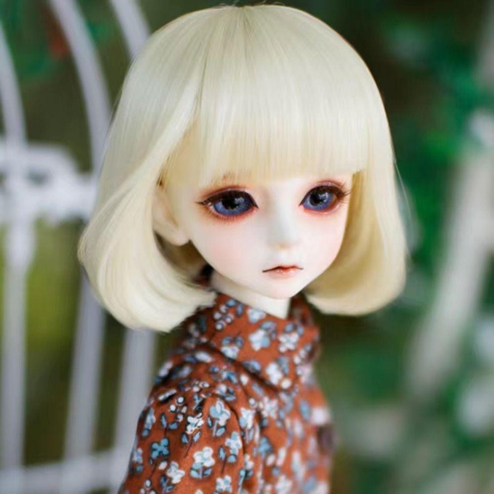 Парики для BJD кукол BJD SD Парик из искусственных волос Длинные прямые волнистые волосы Милый короткий парик-боб Для девочек