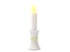 White LED Candle with Stand, 15cm, Single Candle, Ideal for Compact Buddhist Altars Under 40cm Wide