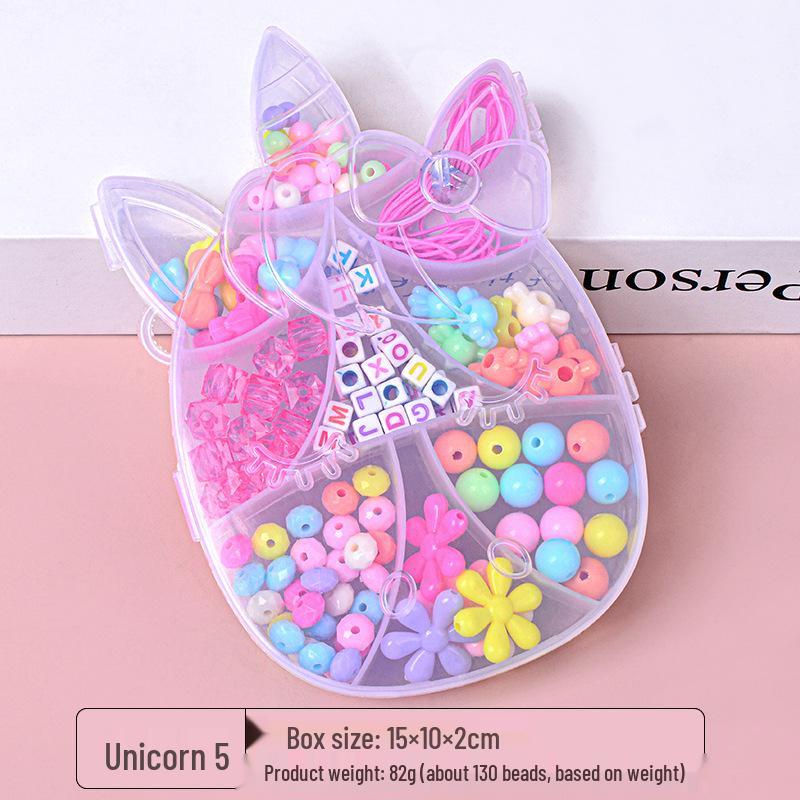 Игрушки из бисера ручной работы: Набор для изготовления украшений для девочек «Сделай сам» с креативными браслетами и ожерельями-пазлами