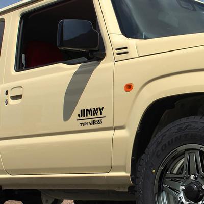 Suzuki Jimny JB23 Jimny Sierra 4WD Фургон Универсальная Автомобильная Наклейка Декаль Наклейка Наружный Трафарет [KAIMIRU STORE] (k-342 Черный)