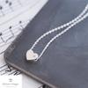 92.5 Silver Heart-Shaped Necklace Karen Heartn