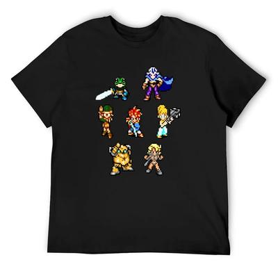 Футболка Chrono Trigger Team футболки персонализированные Роскошный мужской оверсайз стритвир мужская футболка с принтом