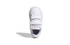 adidas Neo ADVANTAGE Низкие кеды для скейтбординга из синтетической кожи Белые для младенцев и малышей FY4626