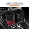 AQE3   Car Trash Can Drink Bottle Storage Bucket Cup Holder Organizer For Citroen C4 C3 C5 C1 C2 C6 VTS C4L DS3 DS4 DS5 Grand Berlingo