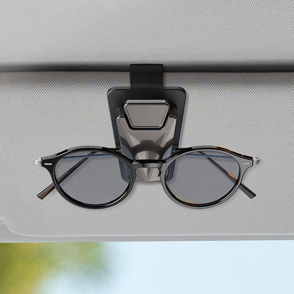 Convenient Sunglasses Holder Metal Buckle Automobile Glasses Organizer  for Car Visor