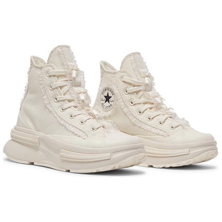 Новые Converse Run Star Legacy Cx Platform High с рюшами и бантами Egret A10027C