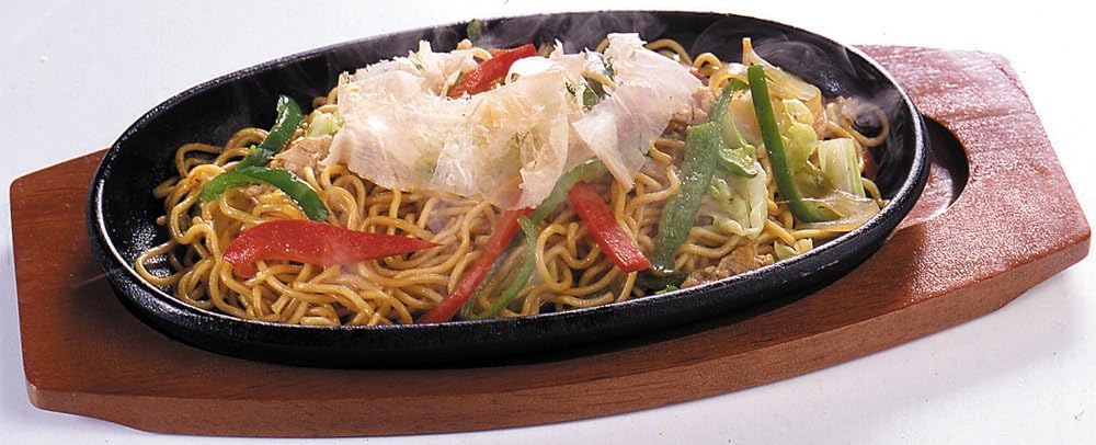 Ikenaga Iron Works Steak Plate Hamburger Plate Set of 2 Iron Plate