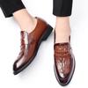 Роскошный бренд, модная мужская повседневная обувь, мужская обувь из натуральной кожи, официальная обувь без шнуровки, мужская обувь ручной работы