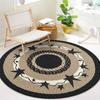 Nordic Round Living Room Sofa Tea Table Mat Home Decor Versatile Carpet Butterfly Flower Carpet