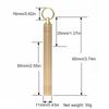 Латунные герметичные бутылки Водонепроницаемый контейнер Брелок Бутылка для зубочисток Инструмент для кемпинга на открытом воздухе Карманный держатель для таблеток