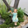 Настольные изделия из смолы Цветочная фея Садовый декор Мини-фея Садовый орнамент на открытом воздухе
