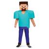 Halloween Blue & Green Minecraft Steve Costume for Kids, Stage Game Performance Outfit