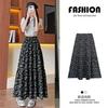 Women's Slim-Fit White Knitted Fishtail Skirt - Fall/Winter 2025 Collection