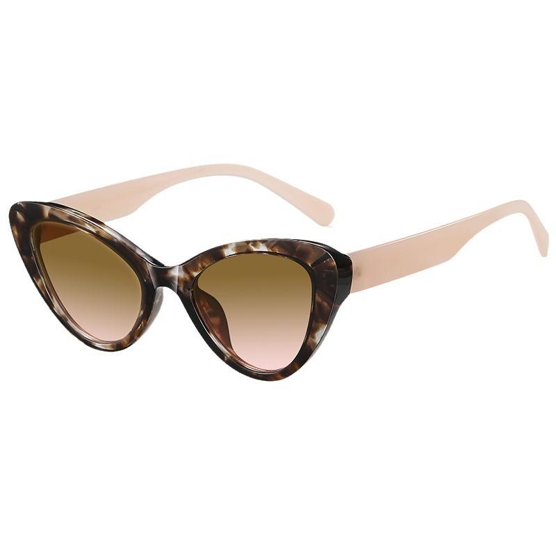 Vintage Personalized Cat Eye Sunglasses Spice Girl Wind Summer Sunscreen Sunglasses Advanced Sense Glasses 9068