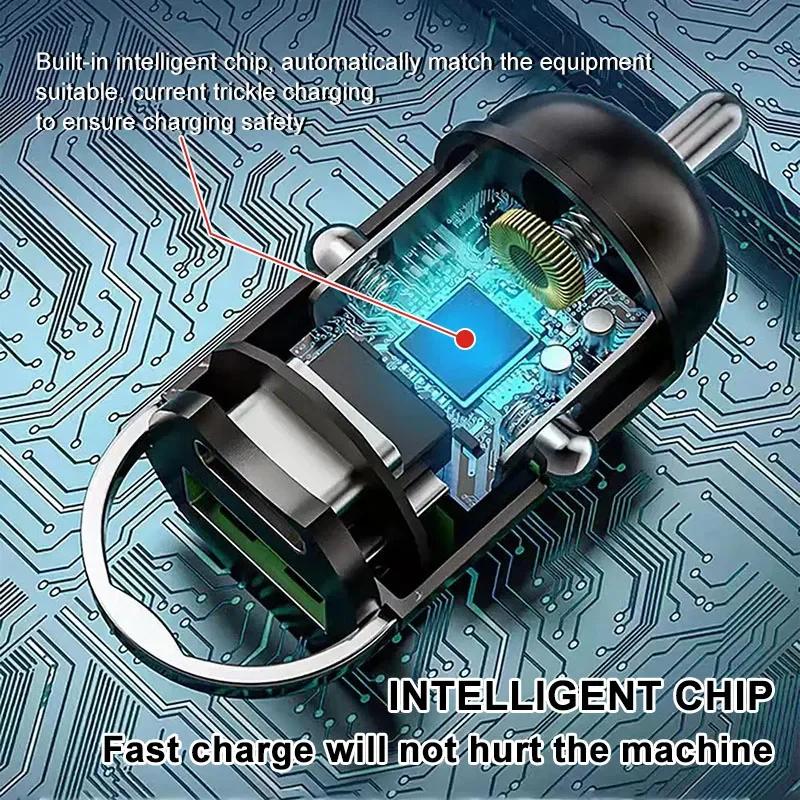 Micro Car Quick Charger Vehicle Cigarette Lighter Convert Plug Car Accessories For TRD Toyota C-hr Prado Rav4 Yaris Hilux Prius