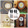 2 Pack Pendulum Clock Mechanism Replacement Kits Quartzs Clock Movement with 6 Pair of Clock Hands for DIY Clock Repair