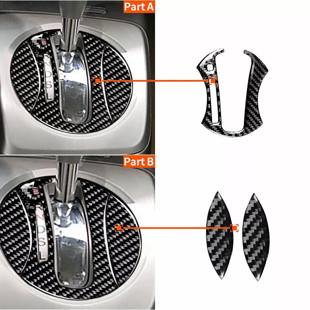 Для Honda Civic 8th 2006-2011 АКПП Чехол Отделка из углеродного волокна Модный дизайн Высококачественная текстура