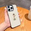Cute Y-Yoshitomo Nara Phone Case For iPhone17 16 15 14 13 12 Pro Max Grey Black Matte Laser Metallic Aurora Funda