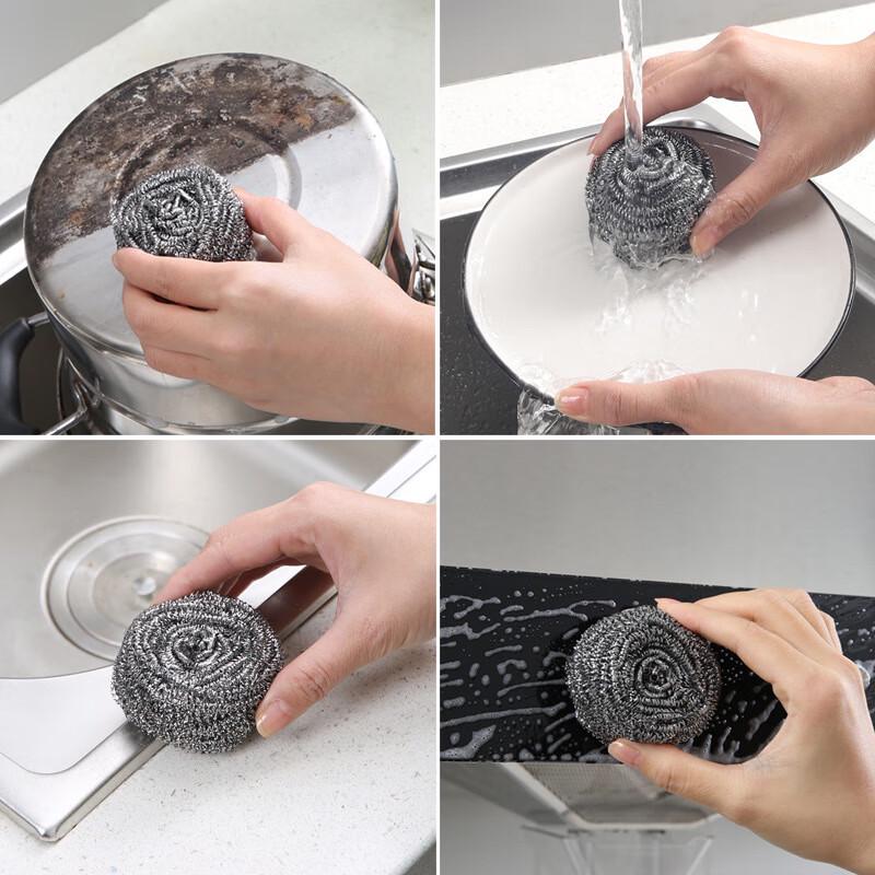 Meiliya Rust-Proof Thin Steel Wool Scourer