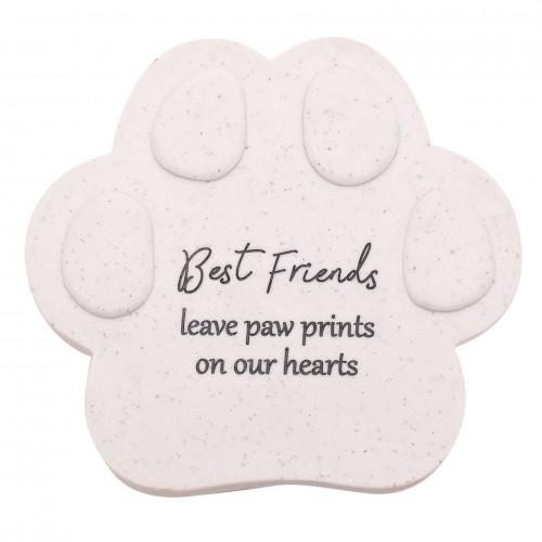 Thoughts of You Pet Memorial Paw Plaque - Large