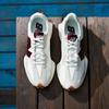 New Balance 327 Белые Темно-красные Женские Кроссовки Светло-Серые WS327KA