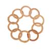 10Pcs Woven Rattan Napkin Rings Rustic Woven Tabletop Holders For Christmas Thanksgiving Home Wedding Party Decor