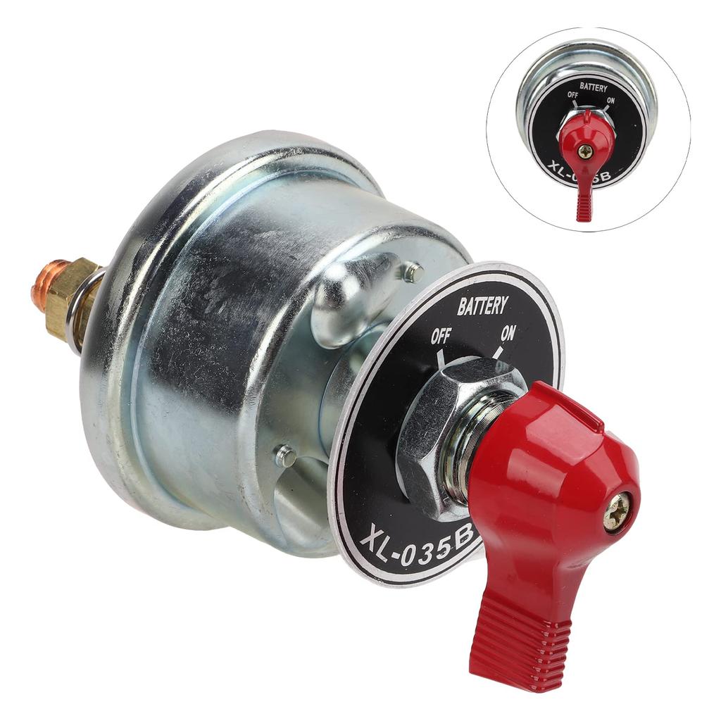 Kill Switch, Cutoff Switch, Zinc Alloy + Copper Switch, Rotary Switch for Car, Yacht, Boat, Motorcycle