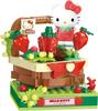 Onda Sanrio Hello Kitty Корзинка с клубникой KEEPPLAY Образовательная игрушка для сборки sb01 Кубики, Дети, Требуется, Милый, Пластик,