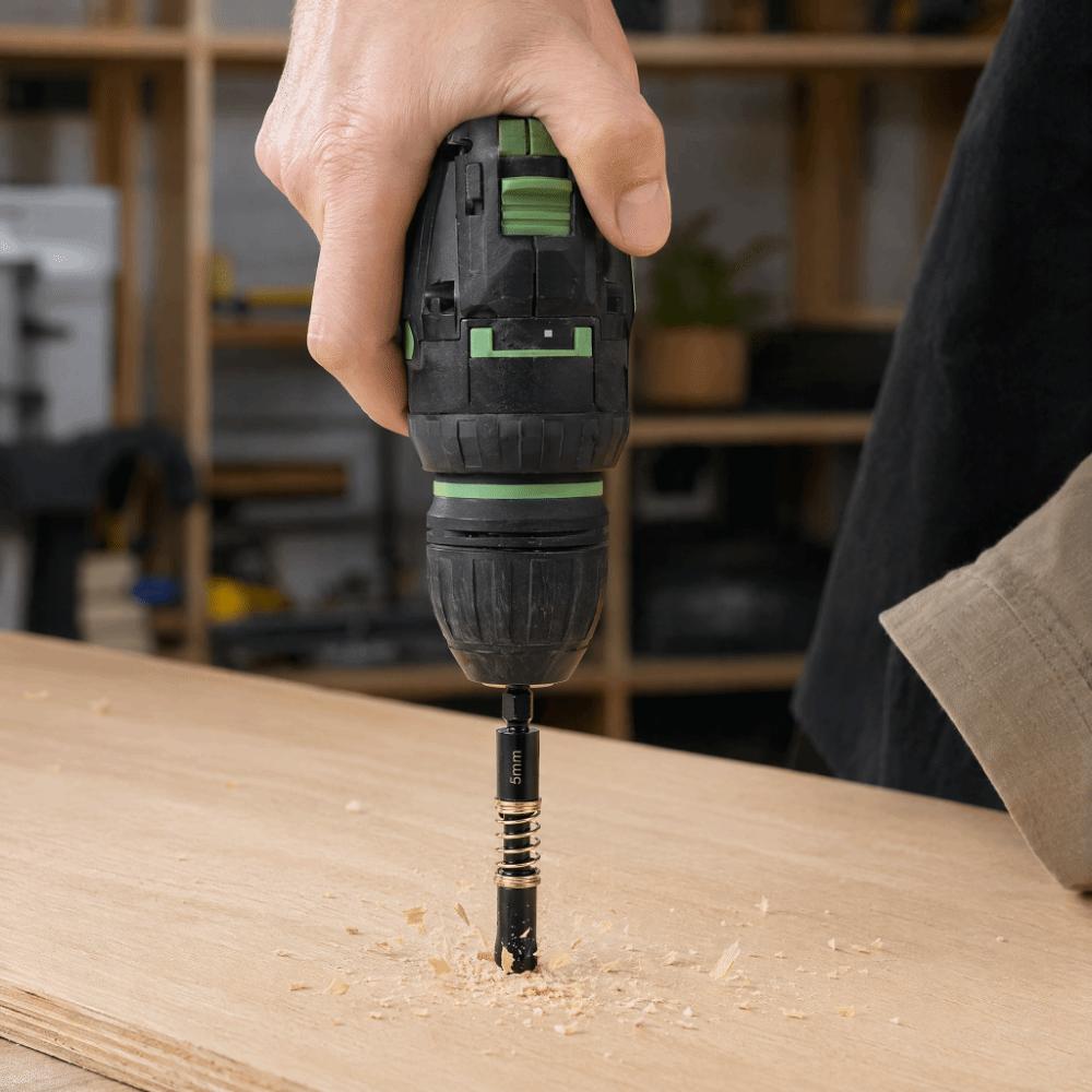 Spring-Loaded Guide Hinge Drill Bit 5mm Diameter Cabinet Drill Bit For Door Hinge Installation