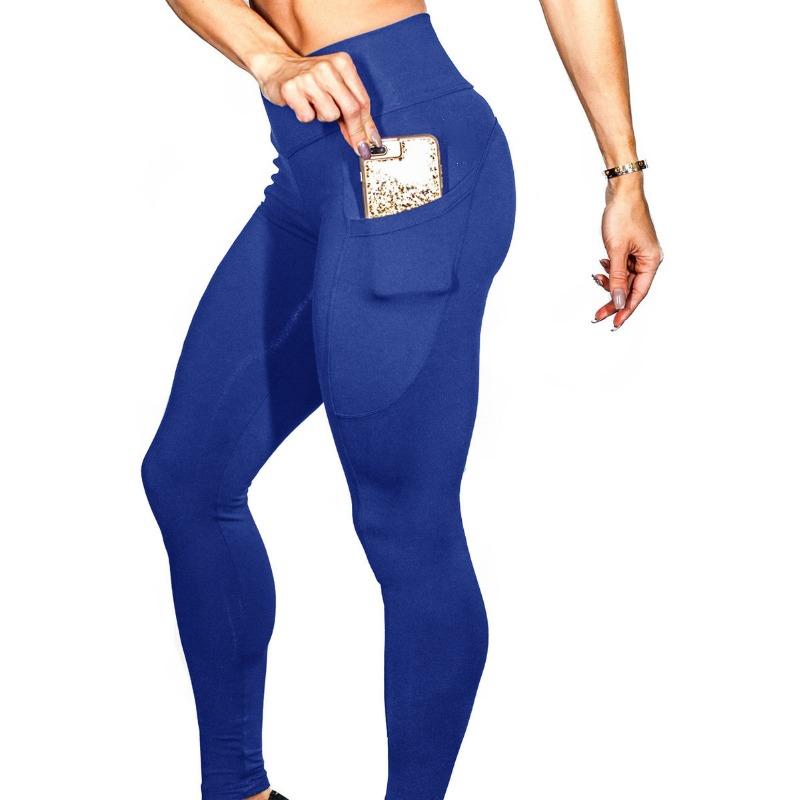 Women S Yoga Running Fitness Pants Side Pocket Tight Leggings