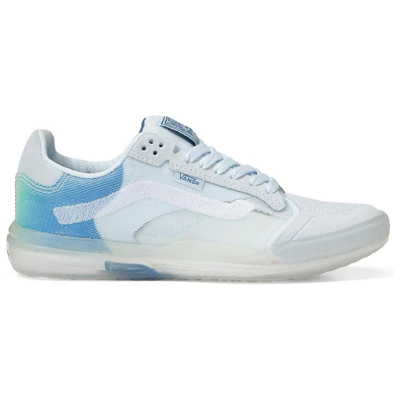 Vans Evdnt Ultimatewaffle Gradient Check unisex low-top skate shoes blue and pink VN0A5KY4FTQ