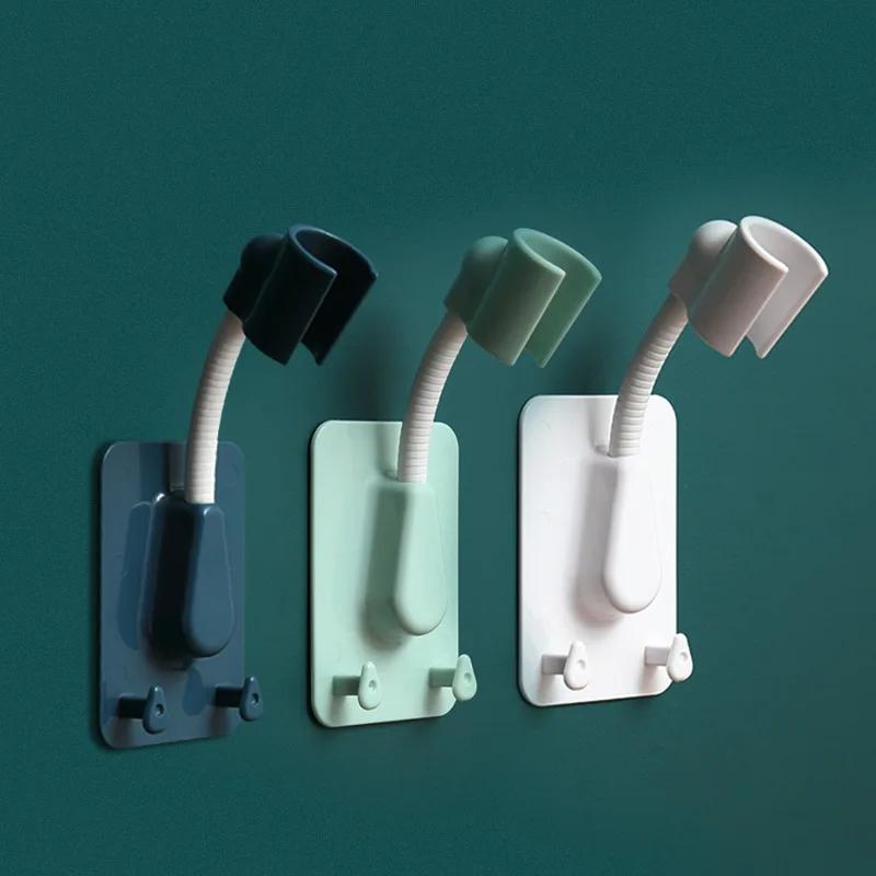 Держатель для душевой лейки без сверления, креативный силиконовый присосочный подвесной кронштейн-гусеница, съемное фиксированное сиденье, аксессуары для душа