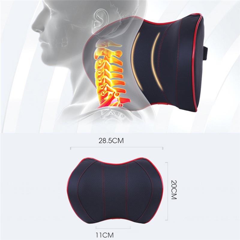 Fashion Cotton Car Headrest Auto Space Memory Head Pillow Travel Pillow U Shaped Neck Pillow