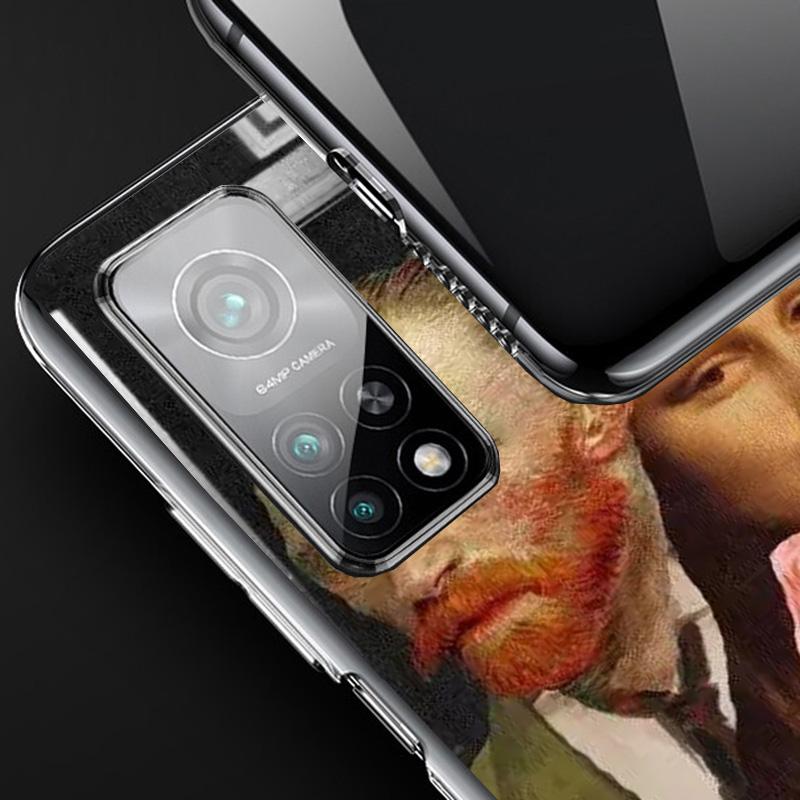 Van Gogh Mona Lisa Funny Art Cover Phone Case For Xiaomi Redmi Note 15 14 13 12 11 10 Pro Plus 14S 12S 11S 11T 11E 10S Soft Fund
