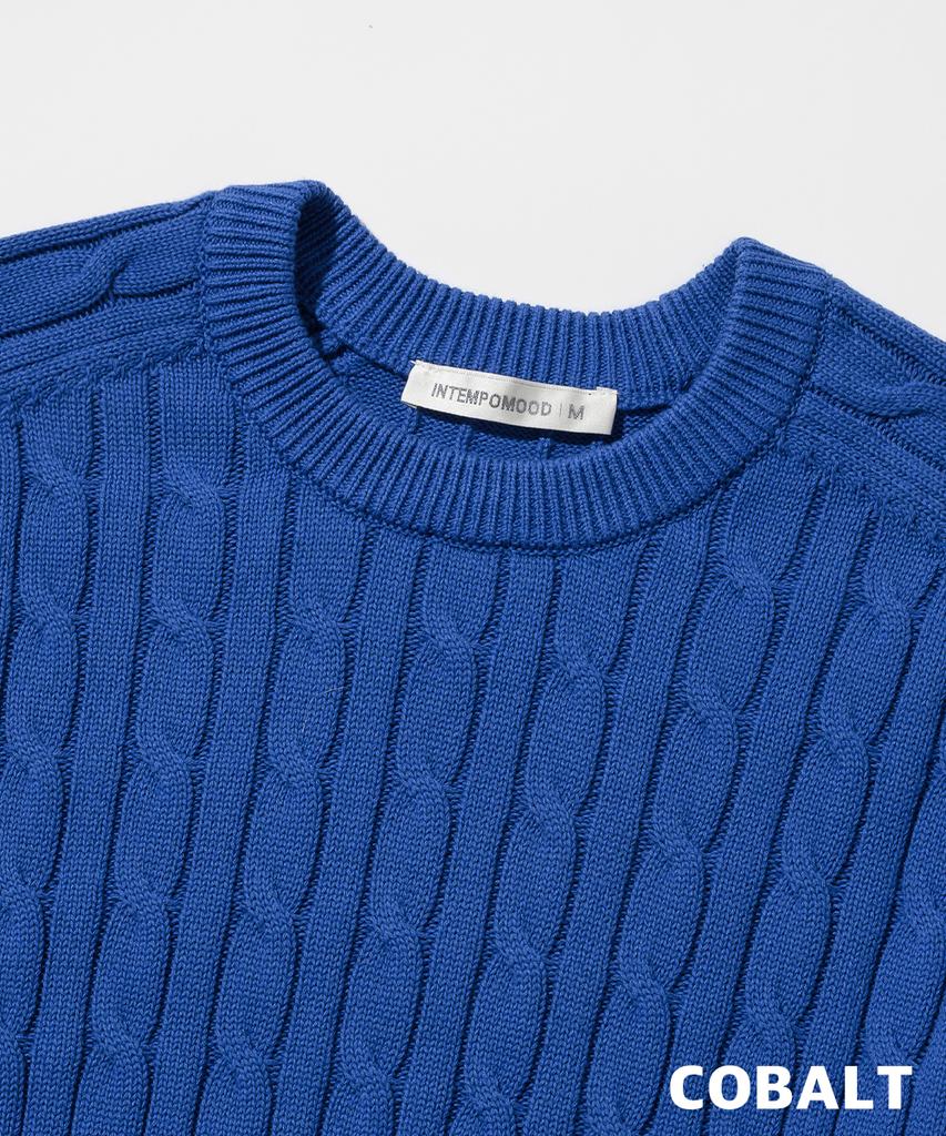 INTEMPOMOOD Standard Raglan Cable Knit: 13 Colors (Type B)