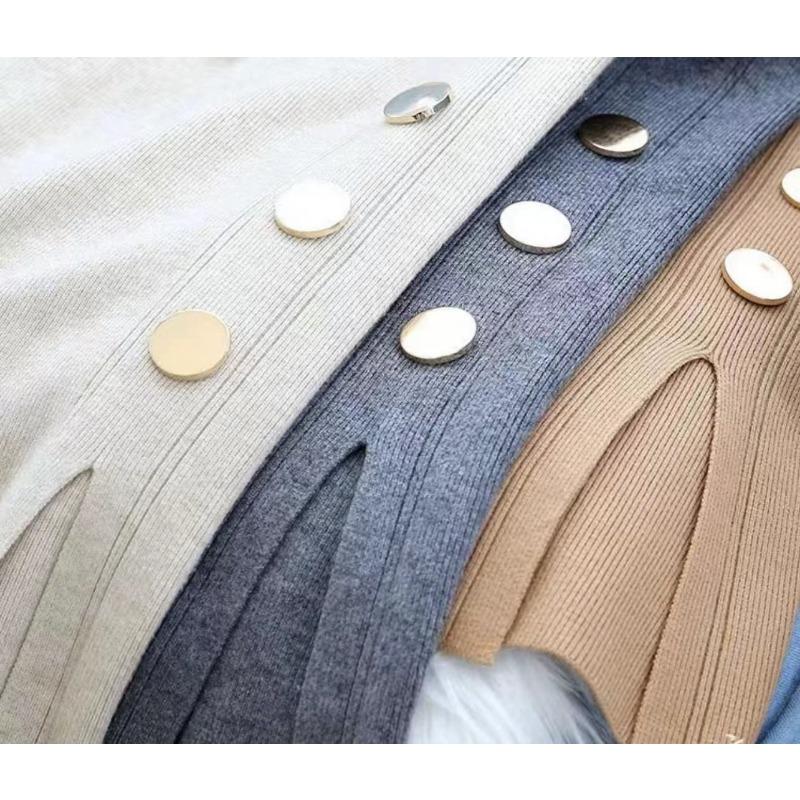 Женские осенне-зимние повседневные прямые трикотажные брюки открытого кроя