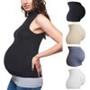 Seamless Maternity Belly Band for Pregnancy Non-slip Silicone Stretch Belly Belt Support for All Stage of Pregnancy