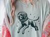 Space Great Dane Comfort Colors® T-Shirt - Great Dane Mom Gift Tee - Great Dane Vintage Dog Space Suit Tee - Great Dane Astronaut T