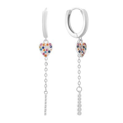 Серебряные серьги с  (2146018)
